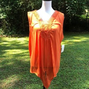 Orange Summer Top